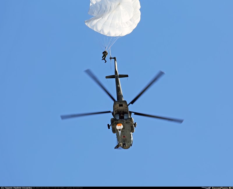 Ми-8 вертолет ВДВ