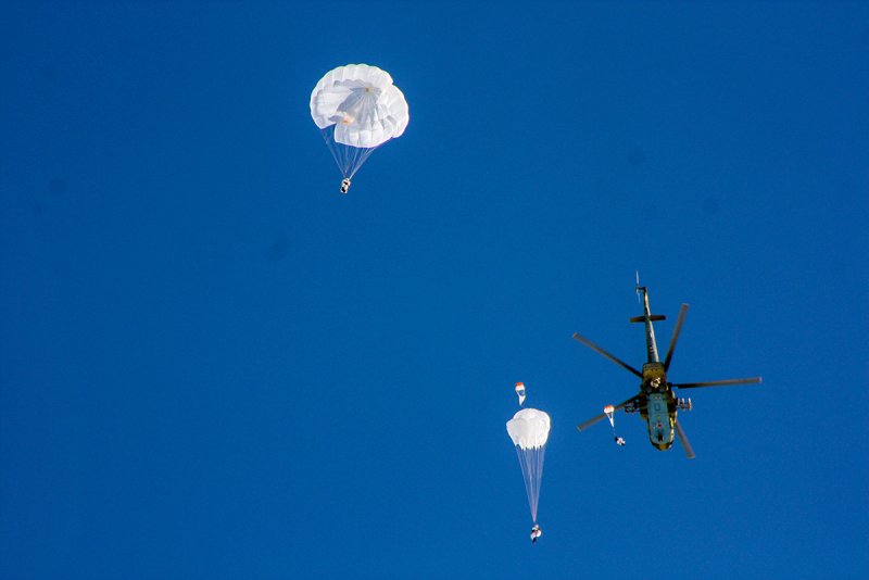 Прыжки с парашютом с вертолета ми-8