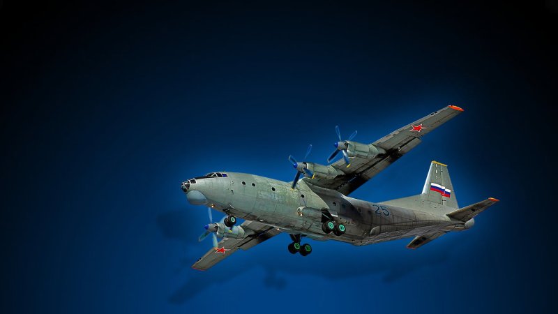 Обои на рабочий стол самолёт АН-12